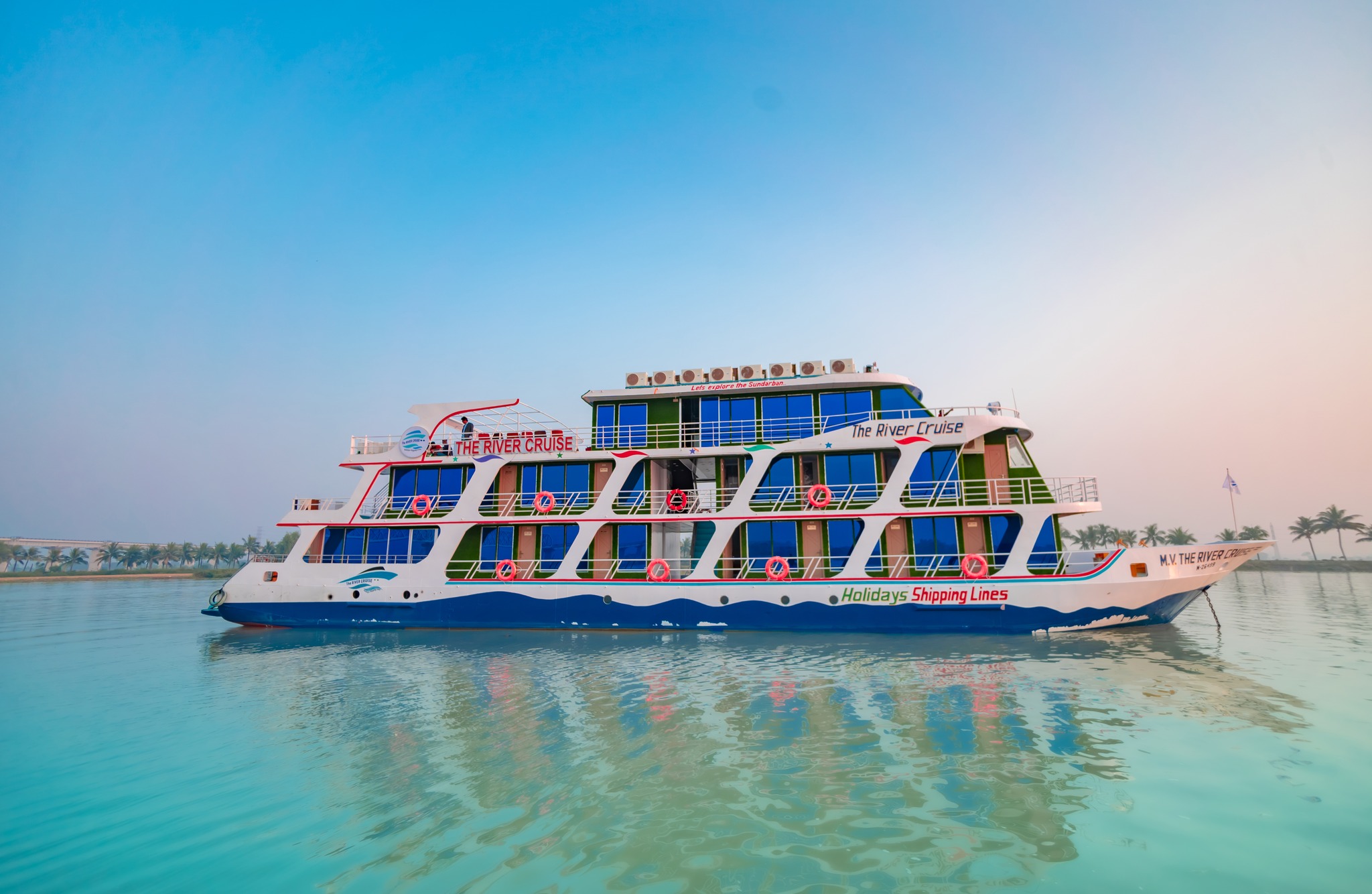 The River Cruise – [Luxury AC Tourist Ship in Sundarban]